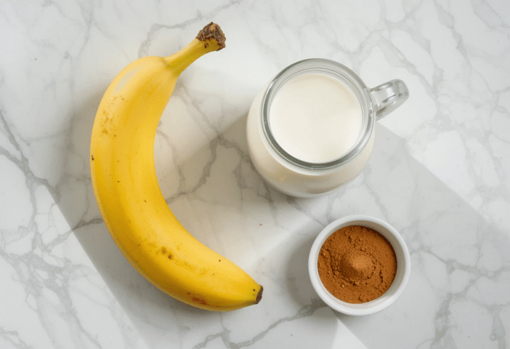 ingredients for Banana recipe for weight loss