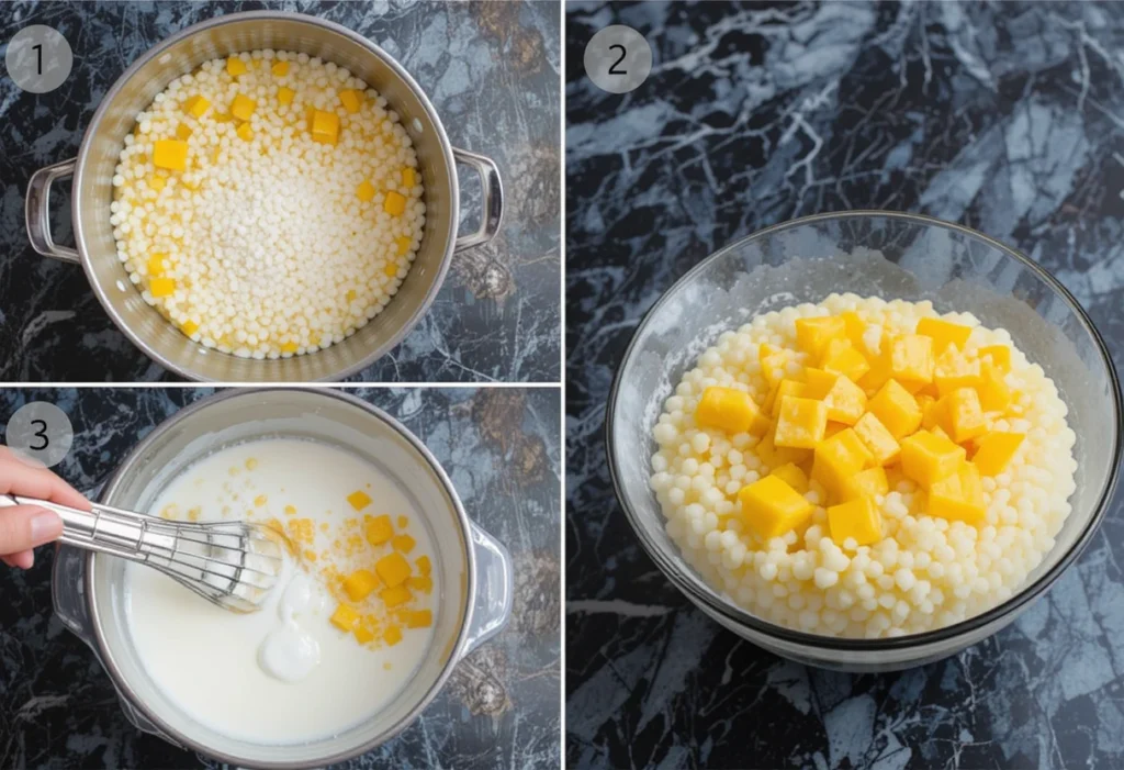 Step-by-Step Instructions For Mango Sago Recipe