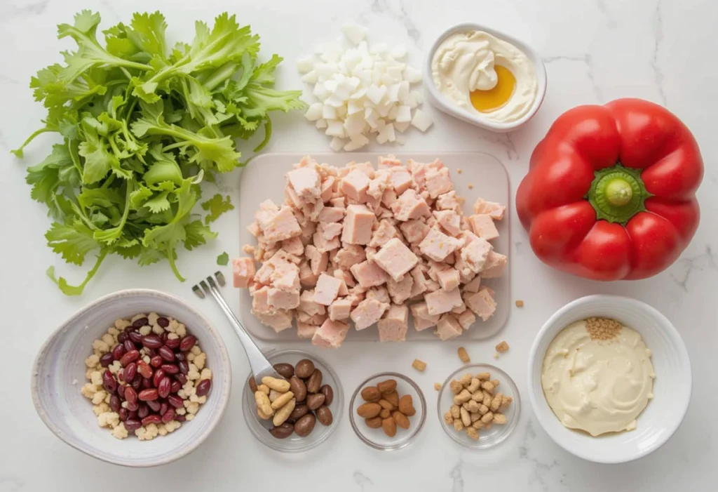 Ingredients You'll Need For Turkey Salad Recipe 