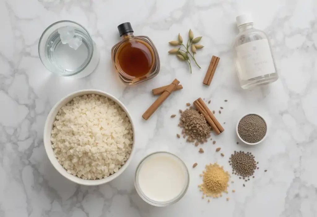 Ingredients You'll Need For Leftover Rice Drink Recipe