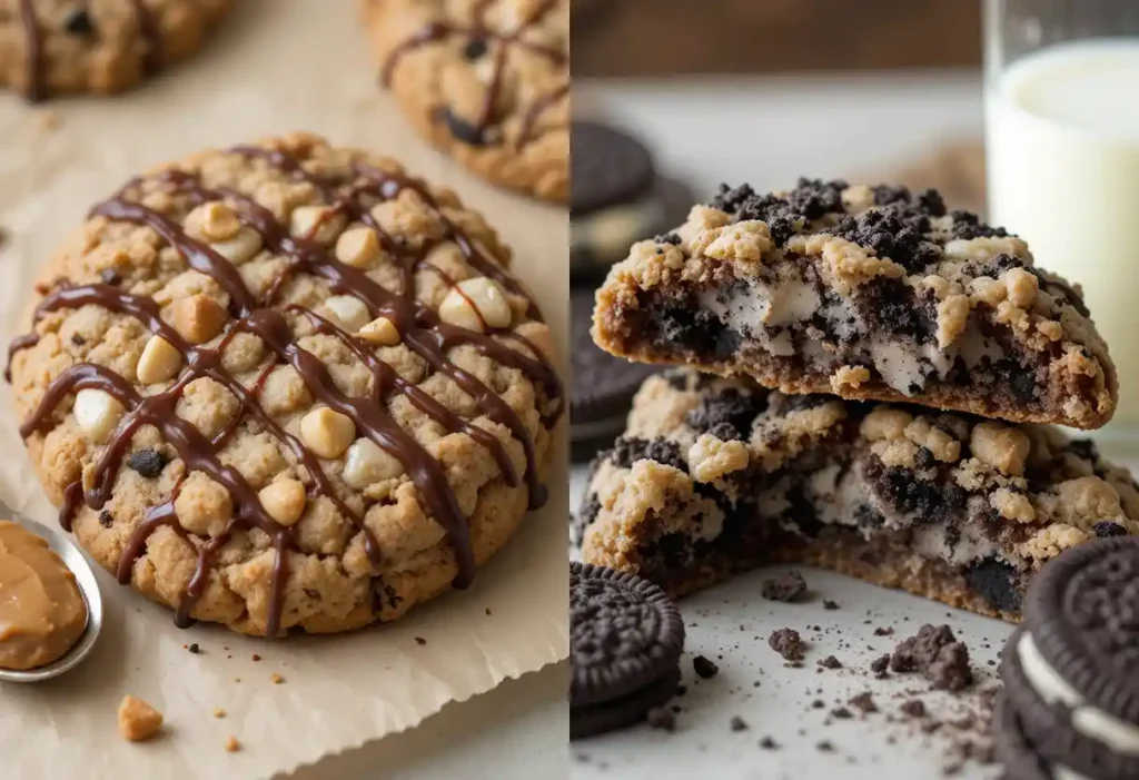 Variations: Peanut Butter & Oreo Crumbl Cookie Recipes