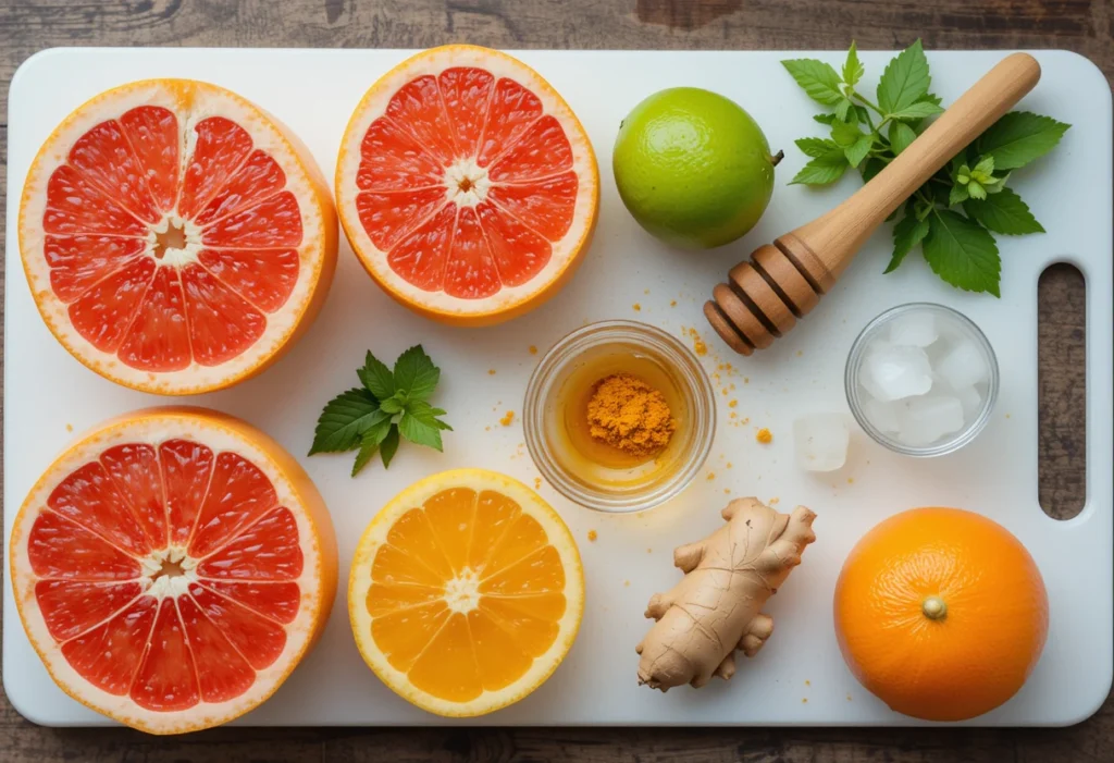 Ingredients You Will Need For Grapefruit Juice Recipe