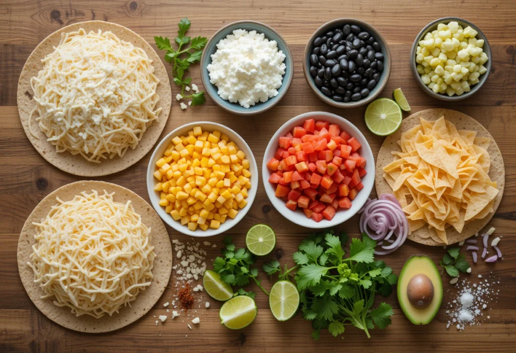 Ingredients for Healthy Nachos Recipe