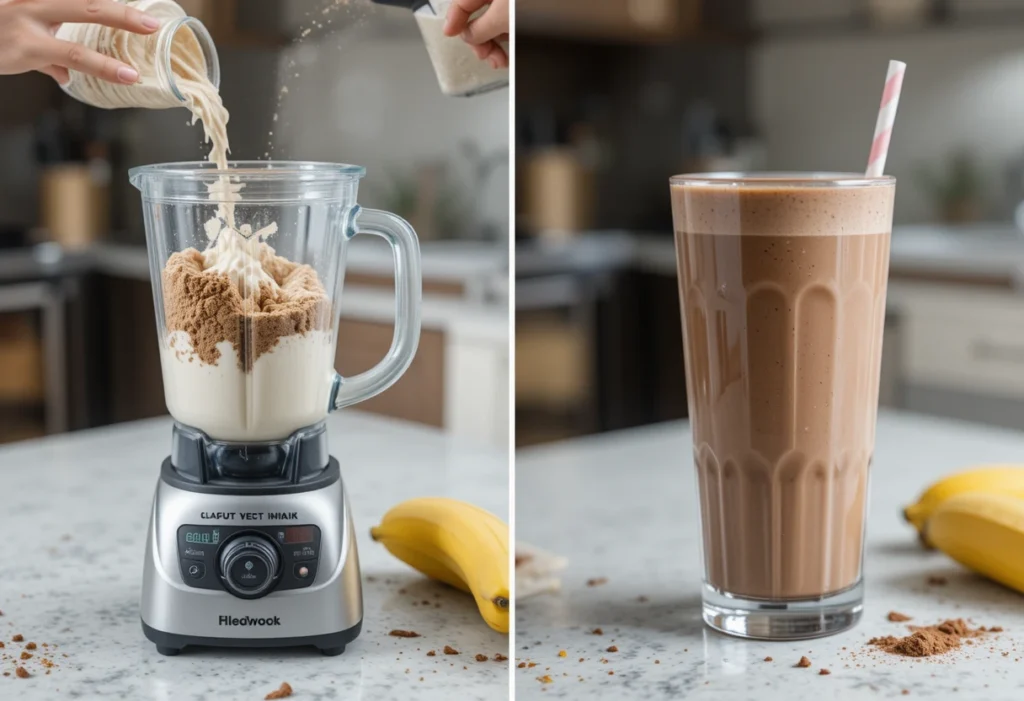 Step-by-Step Instructions for Making Chocolate Protein Shakes