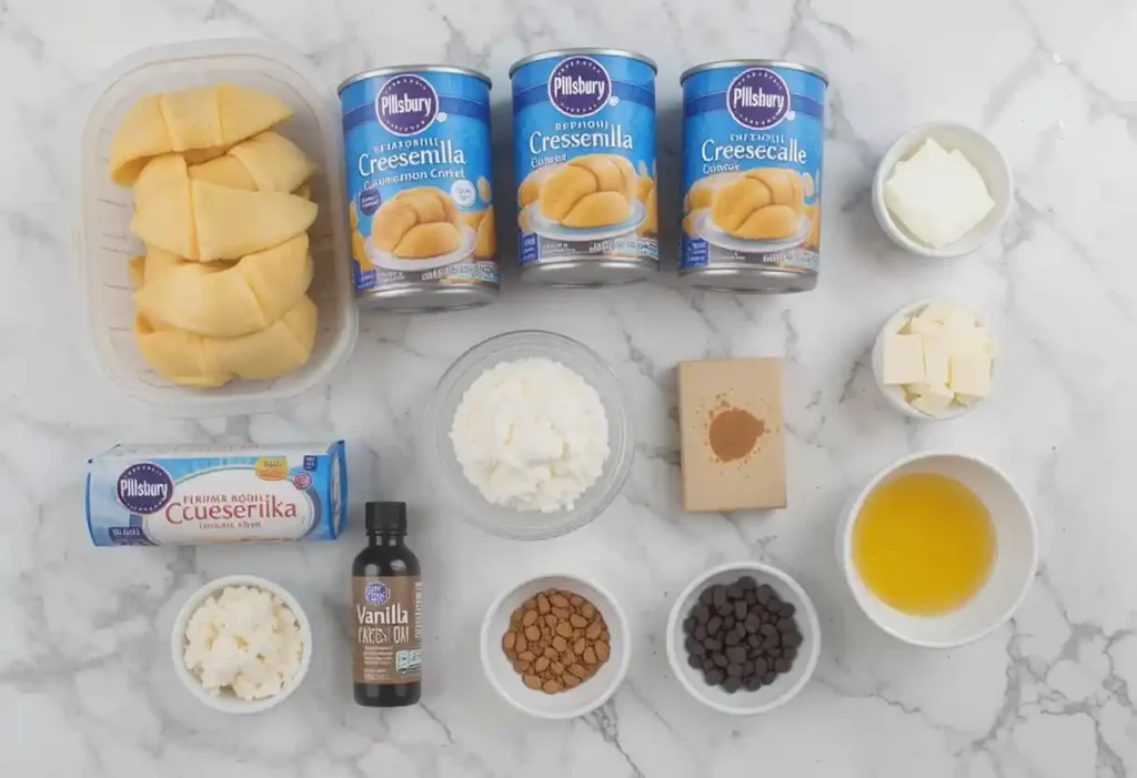 Ingredients You'll Need For Sopapilla Cheesecake Recipe