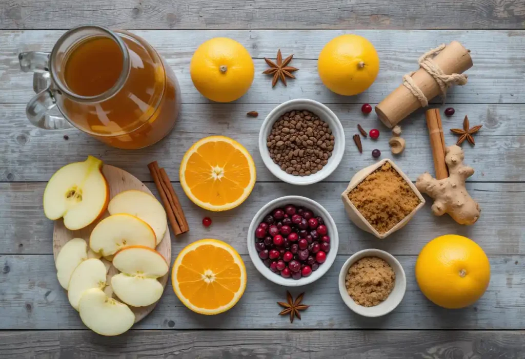 Ingredients You'll Need For Wassail Recipe
