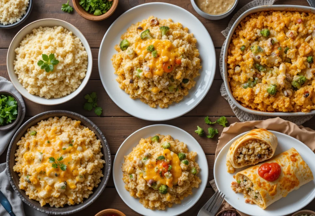 Popular Variations of Cheesy Rice Recipes