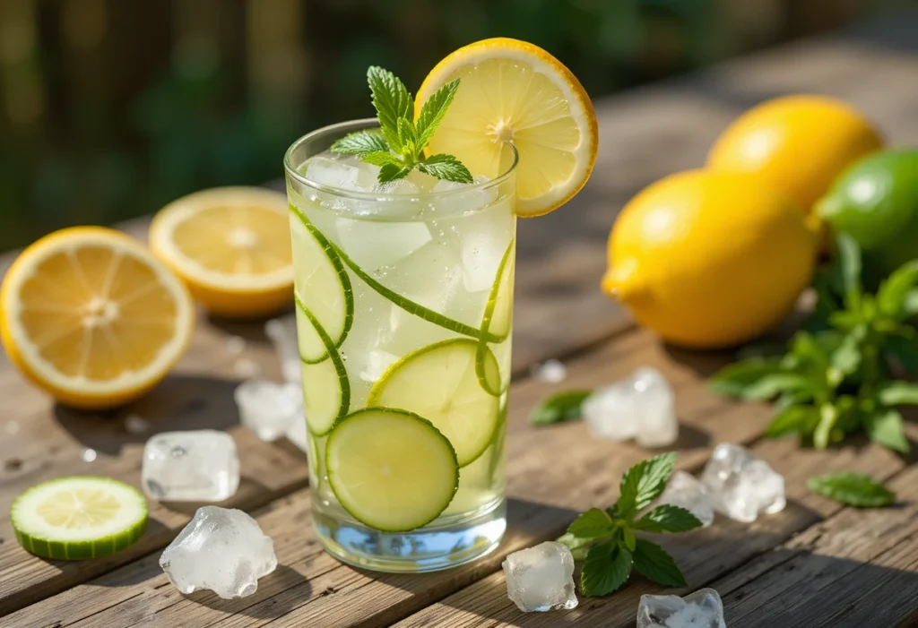 2. Lemon Ginger Fizz: Your Go-To Summer Mocktail