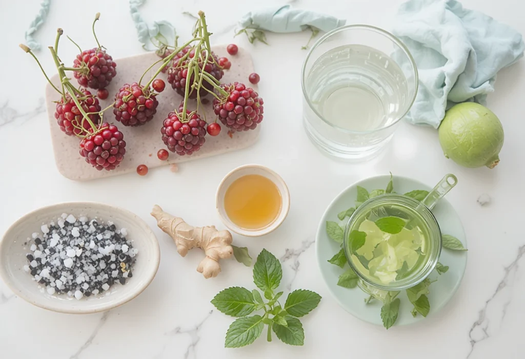 Ingredients Used in Nelli Juice (Halal and Natural)