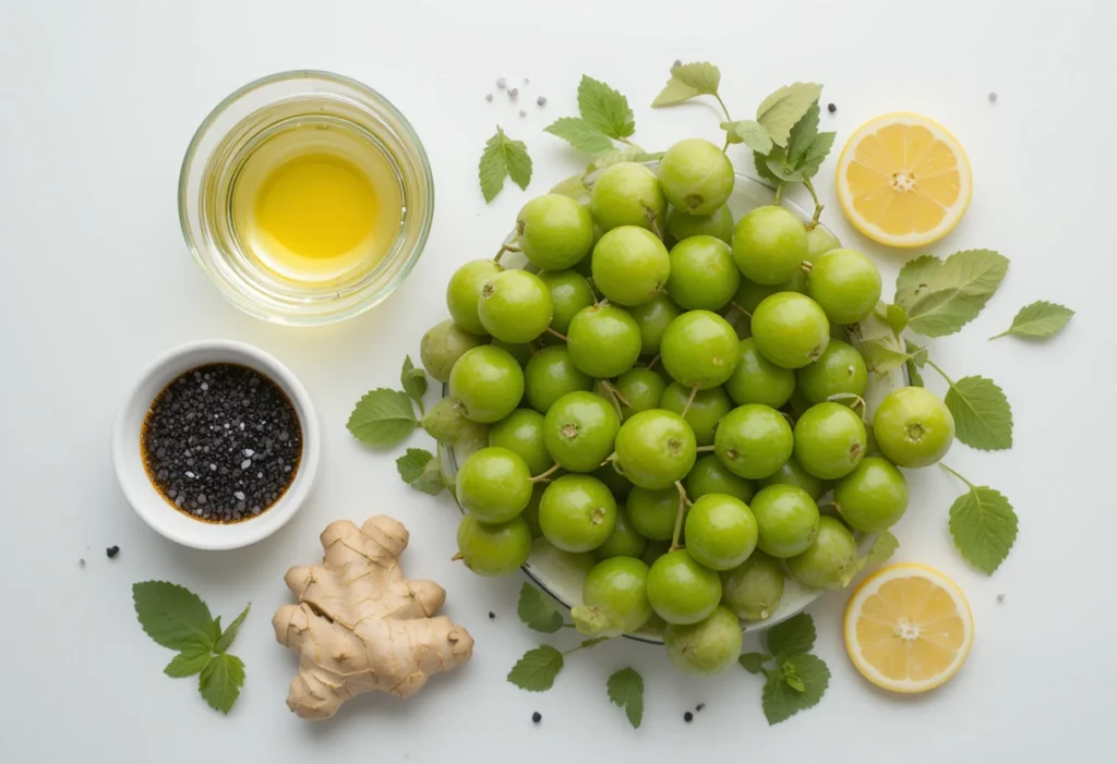 Ingredients Used in Nelli Fruit Juice 