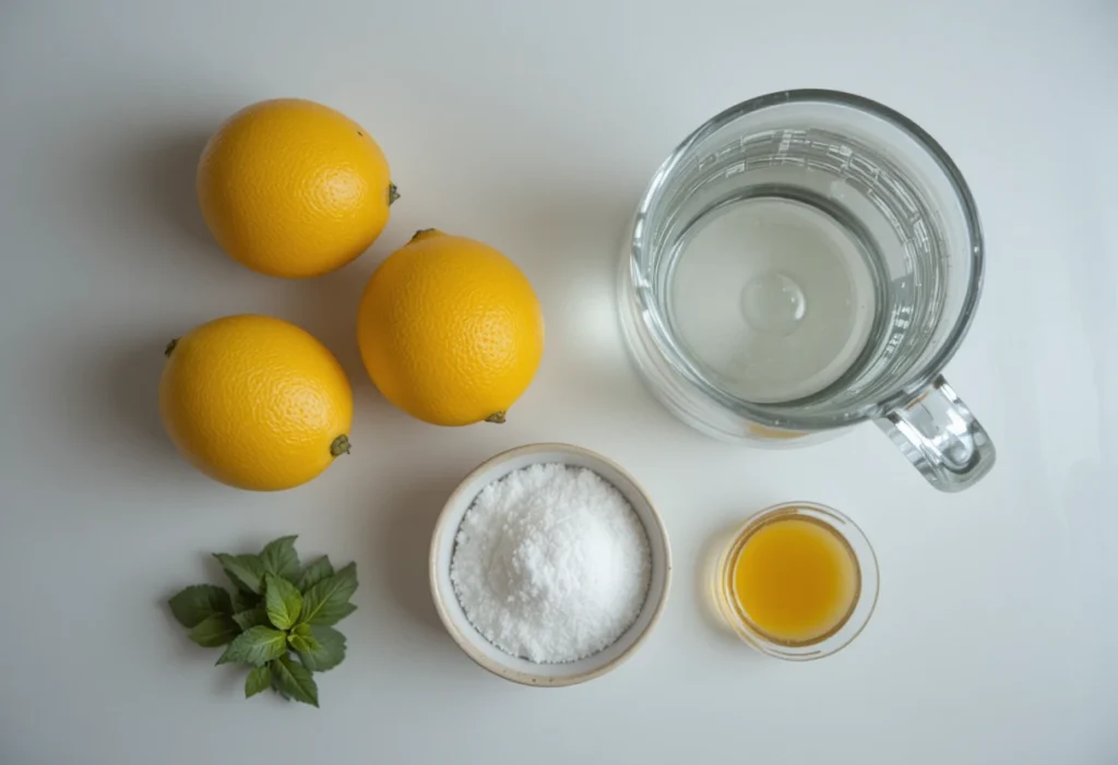 Ingredients You’ll Need for Organic Lemon Juice