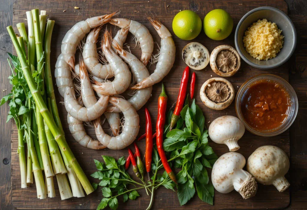 Ingredients You Will Need for Tom Yum Recipe