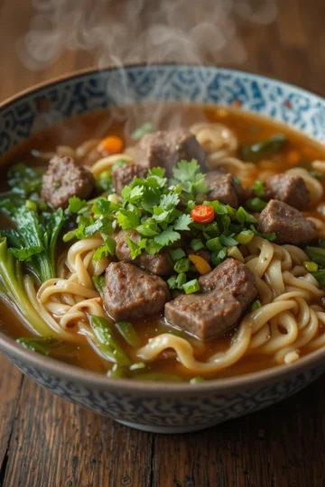 Braised Beef Noodle Soup