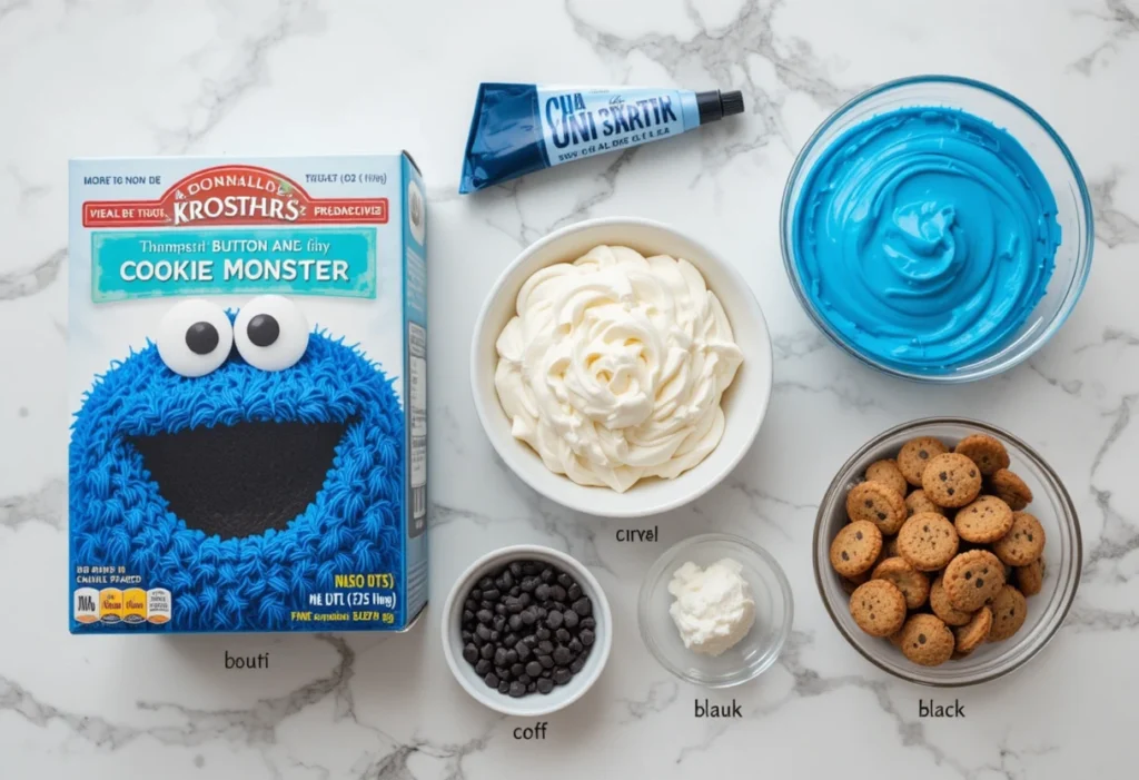 Ingredients You’ll Need for Cookie Monster Cake