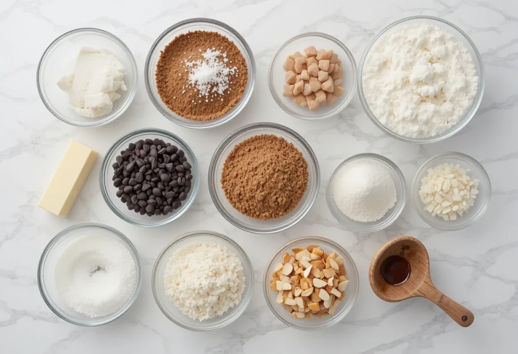 Ingredients You’ll Need for This Almond Joy Cookie Recipe