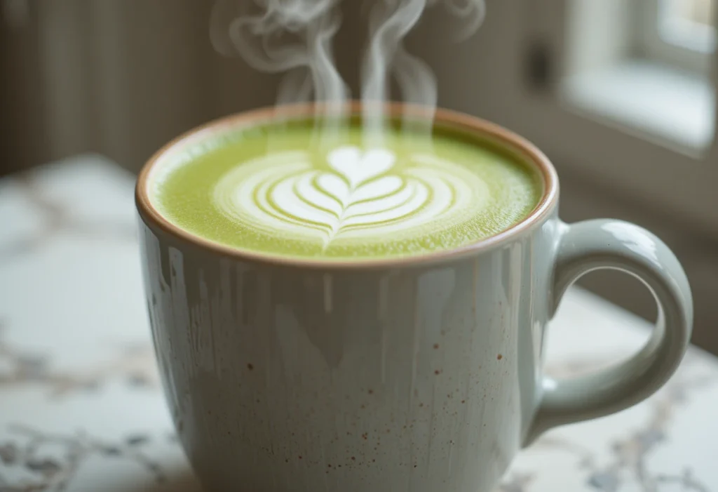 Easy Hot Matcha Latte Recipe