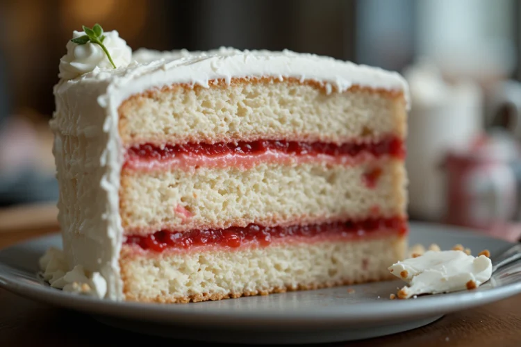 Cake with Strawberry Filling Recipe
