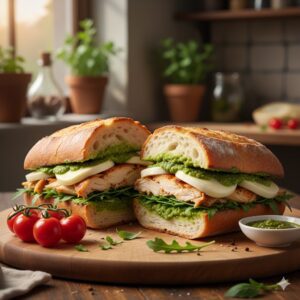 Chicken Pesto Sandwich Recipe