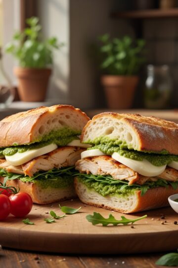 Chicken Pesto Sandwich Recipe