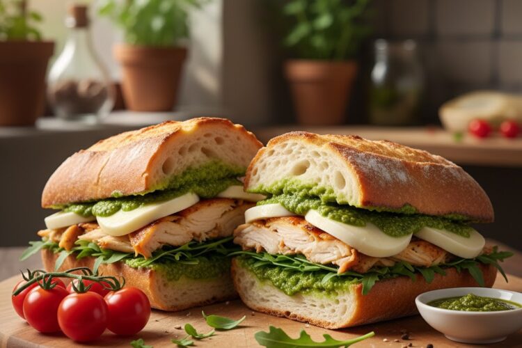 Chicken Pesto Sandwich Recipe