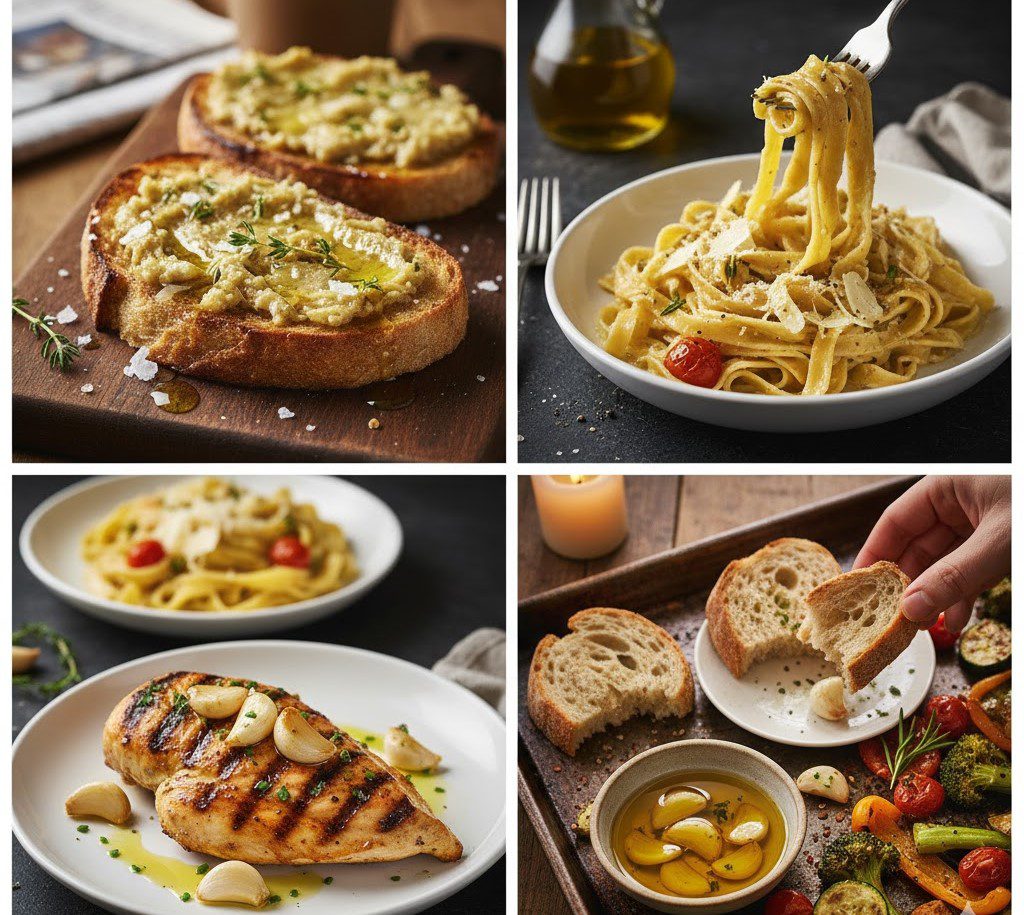 How to Serve Garlic Confit