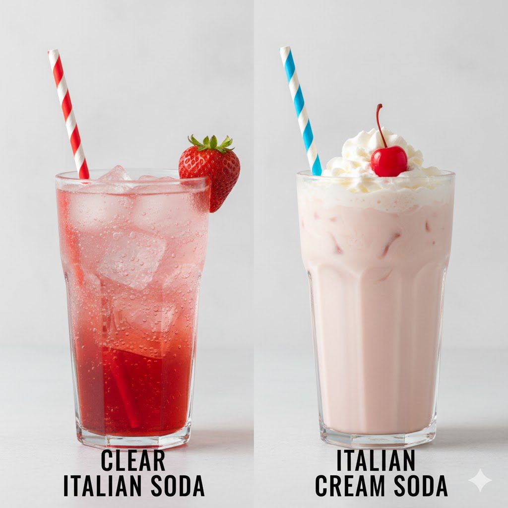 Italian Soda vs. Cream Soda