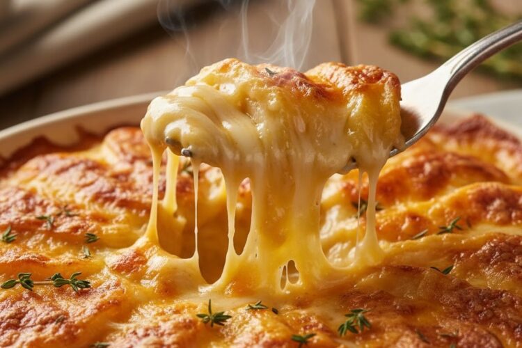 Cheesy Scalloped Potatoes Recipe