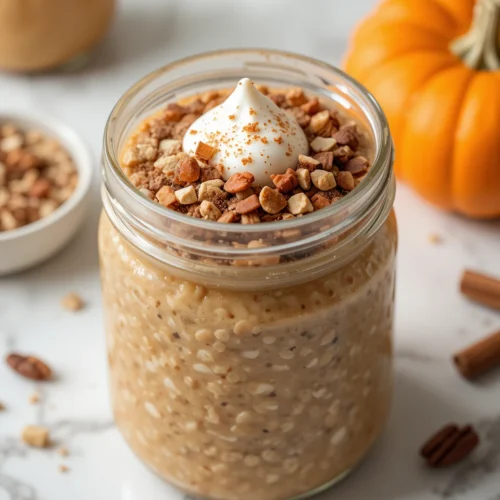 Pumpkin Overnight Oats for Weight Loss