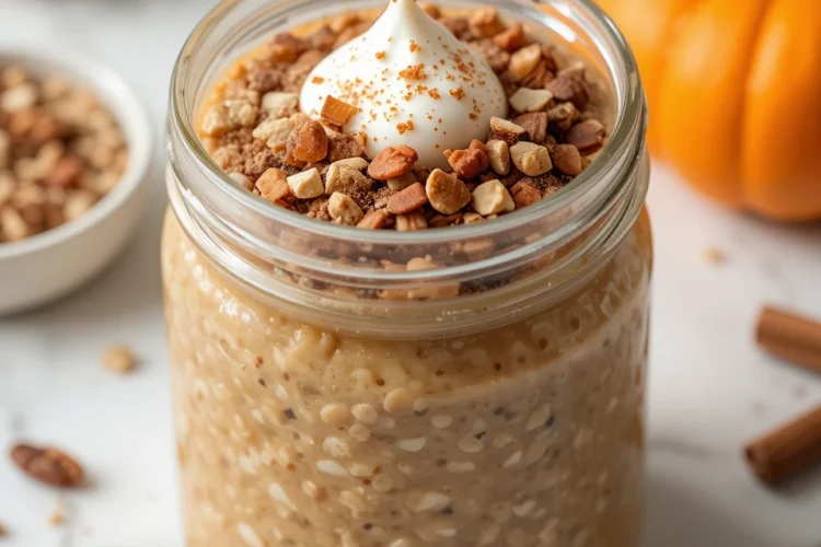 Pumpkin Overnight Oats for Weight Loss
