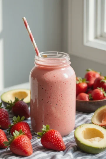 Strawberry Avocado Smoothie