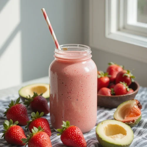Strawberry Avocado Smoothie