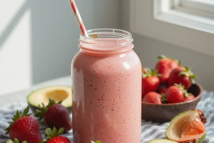 Strawberry Avocado Smoothie