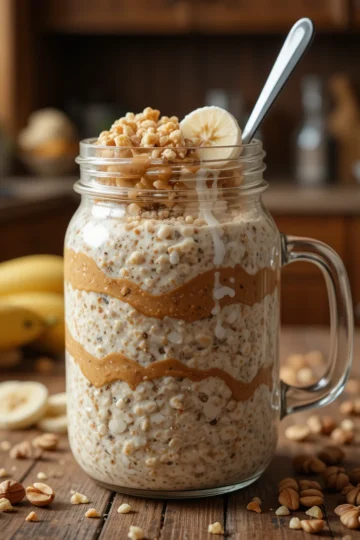 Banana Overnight Oats for Weight Loss