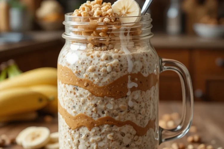 Banana Overnight Oats for Weight Loss