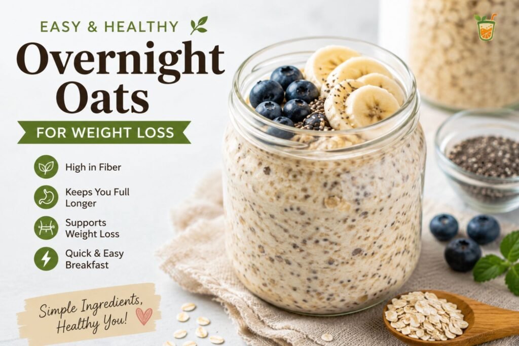 overnight oats recipe for weight loss