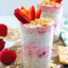 Strawberry Cheesecake Overnight Oats