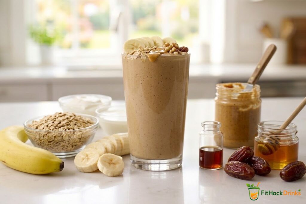 1000 calorie whey protein smoothie for weight gain